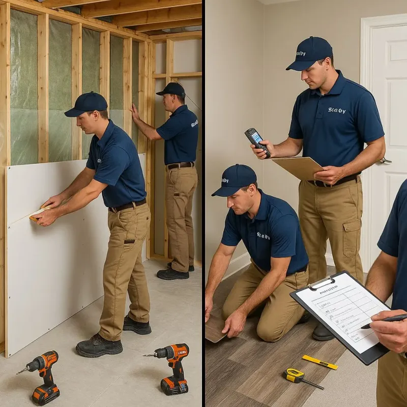 Repairs and Reconstruction process in Palmyra, PA